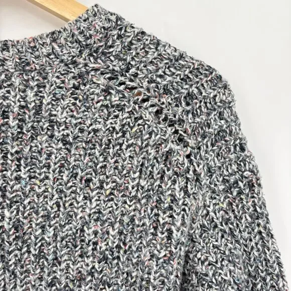 Marine Layer Quinn Oversized Sweater Blue Multi, Large - Picture 8 of 10